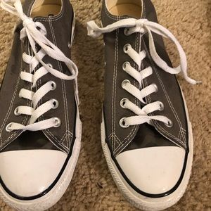 Women’s Gray Converse All Star Shoes Size 8.5